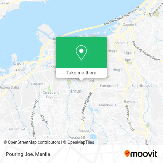 Pouring Joe map