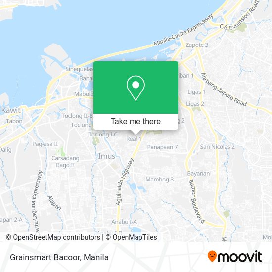 Grainsmart Bacoor map