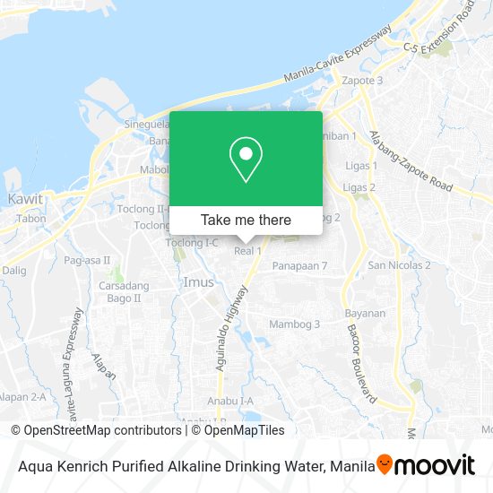 Aqua Kenrich Purified Alkaline Drinking Water map