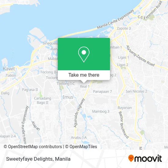 Sweetyfaye Delights map