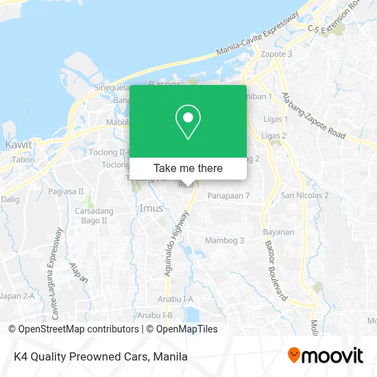 K4 Quality Preowned Cars map