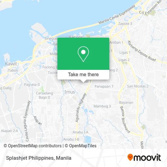 Splashjet Philippines map