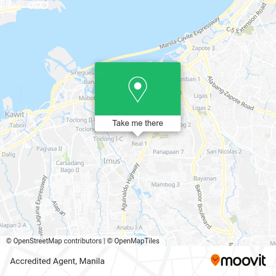 Accredited Agent map