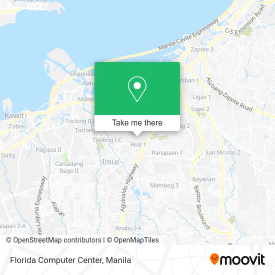 Florida Computer Center map