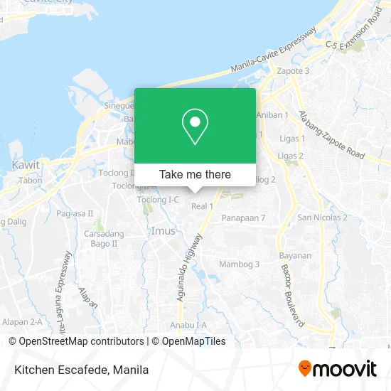 Kitchen Escafede map