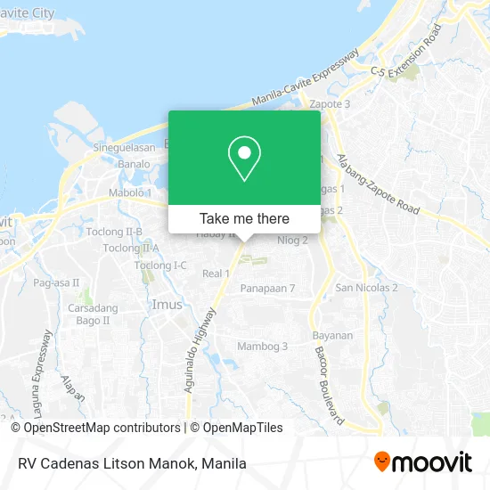 RV Cadenas Litson Manok map