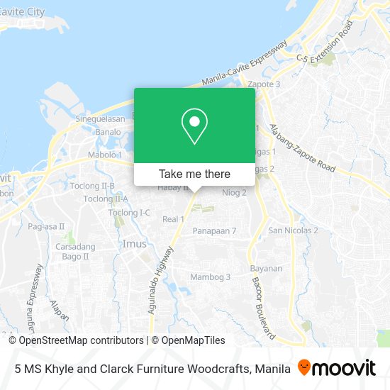 5 MS Khyle and Clarck Furniture Woodcrafts map