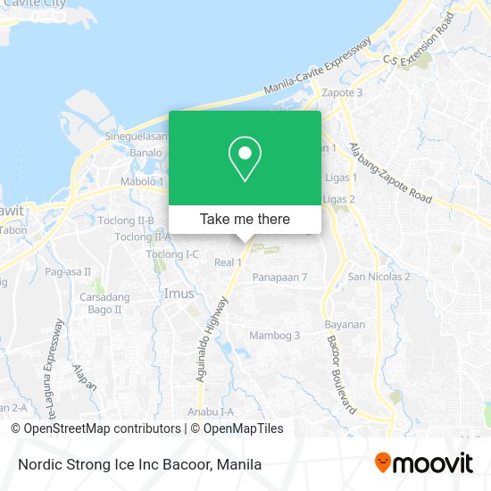 Nordic Strong Ice Inc Bacoor map