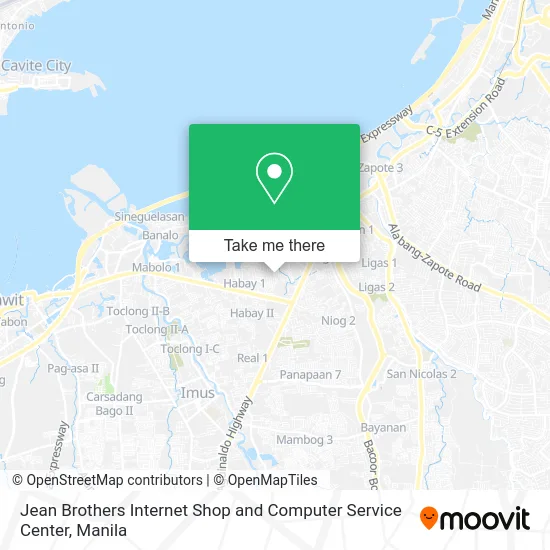 Jean Brothers Internet Shop and Computer Service Center map