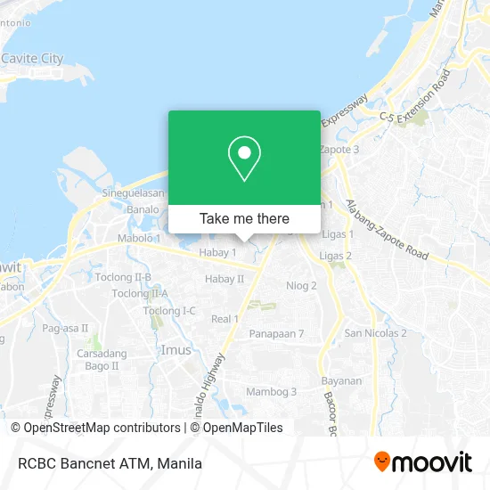 RCBC Bancnet ATM map