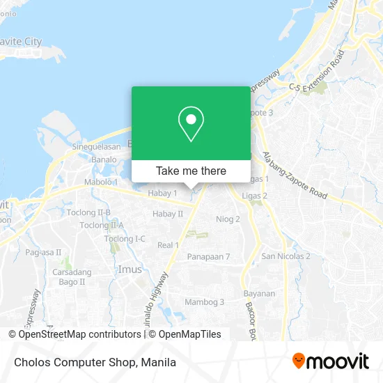 Cholos Computer Shop map