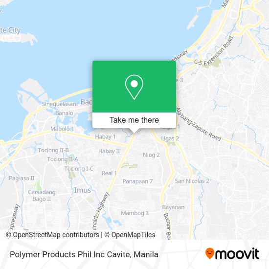 Polymer Products Phil Inc Cavite map