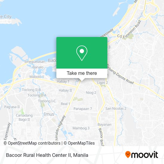 Bacoor Rural Health Center II map