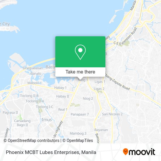 Phoenix MCBT Lubes Enterprises map