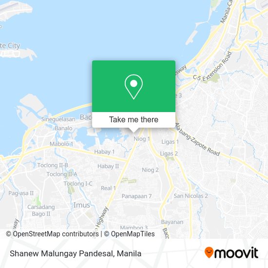 Shanew Malungay Pandesal map