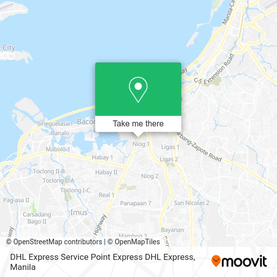 DHL Express Service Point Express DHL Express map