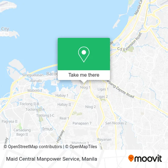 Maid Central Manpower Service map