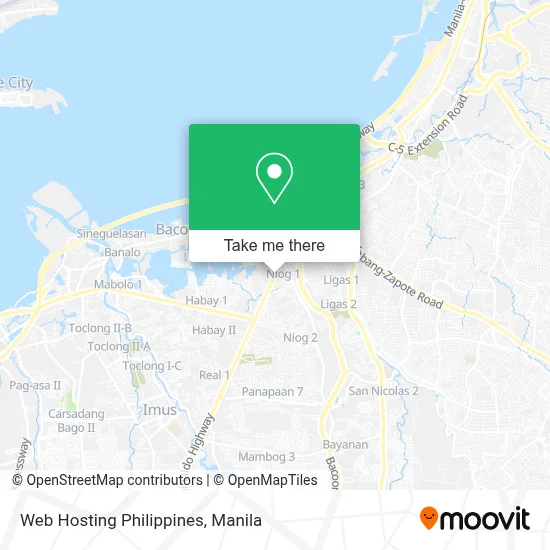 Web Hosting Philippines map