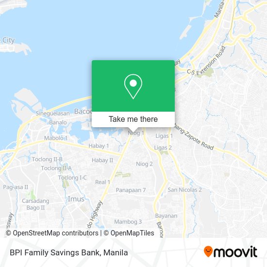 BPI Family Savings Bank map