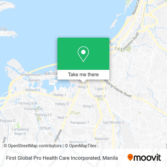 First Global Pro Health Care Incorporated map