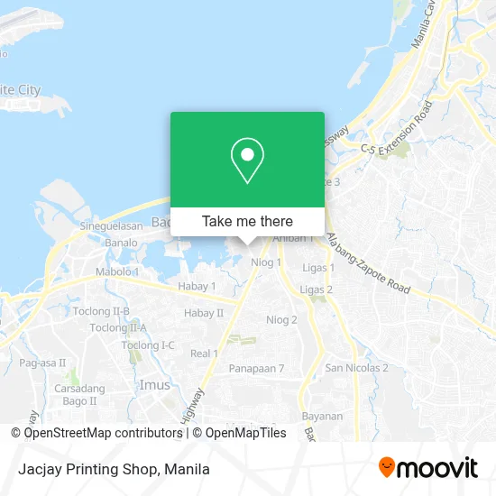 Jacjay Printing Shop map