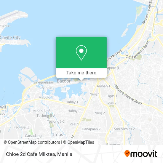 Chloe 2d Cafe Milktea map