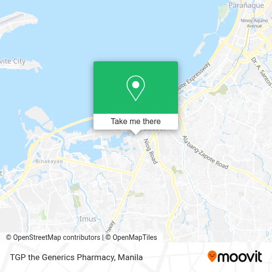 TGP the Generics Pharmacy map