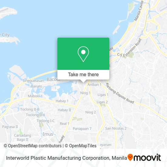 Interworld Plastic Manufacturing Corporation map