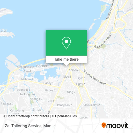 Zel Tailoring Service map