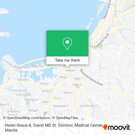 Helen Grace A. David MD St. Dominic Medical Center map
