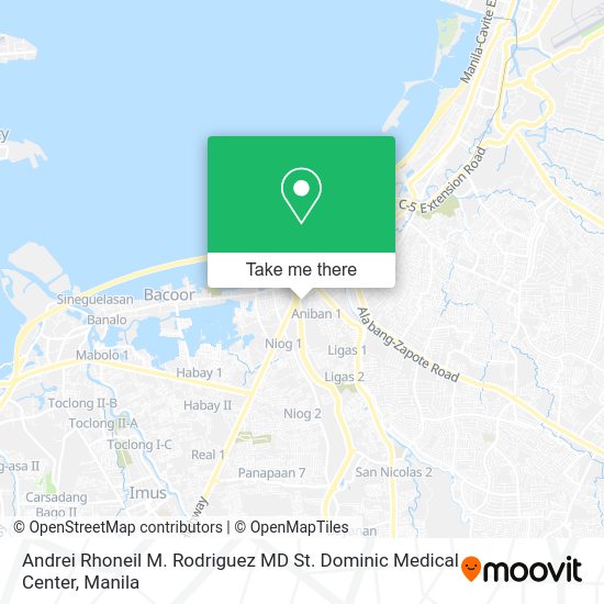 Andrei Rhoneil M. Rodriguez MD St. Dominic Medical Center map