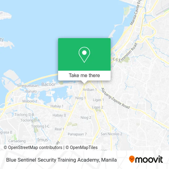 Blue Sentinel Security Training Academy map