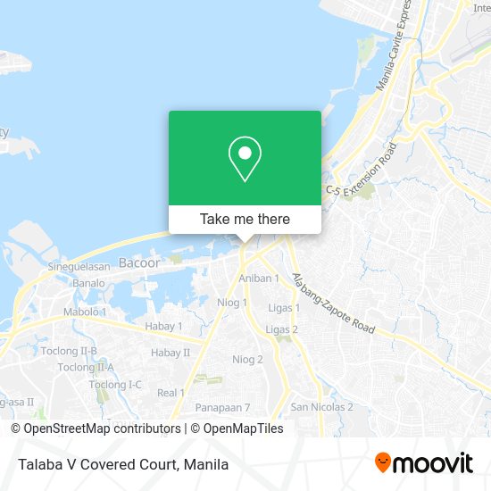 Talaba V Covered Court map