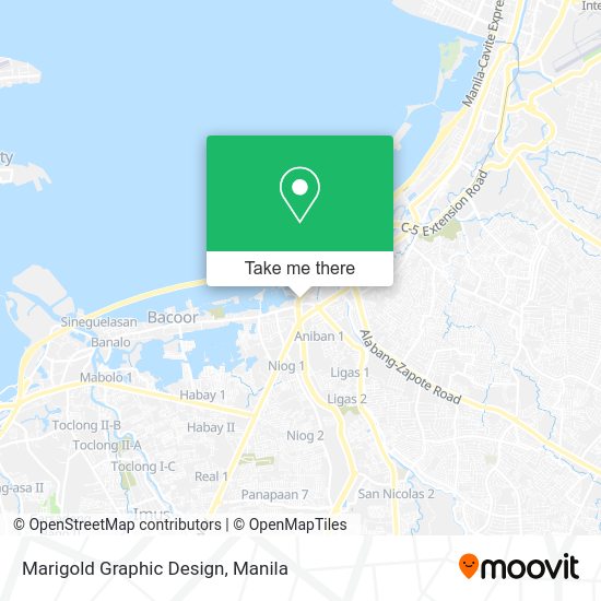 Marigold Graphic Design map