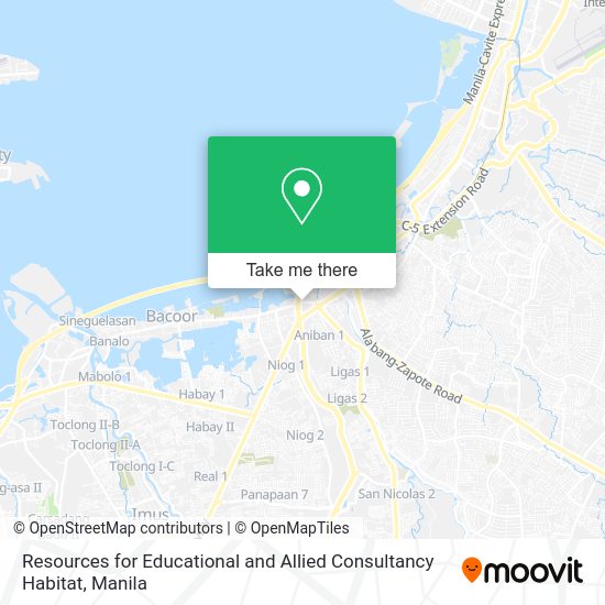 Resources for Educational and Allied Consultancy Habitat map