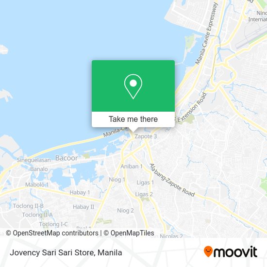 Jovency Sari Sari Store map