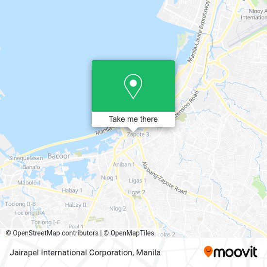 Jairapel International Corporation map
