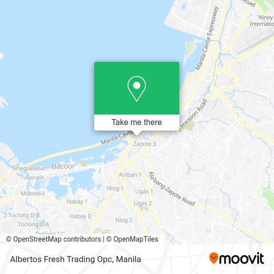 Albertos Fresh Trading Opc map