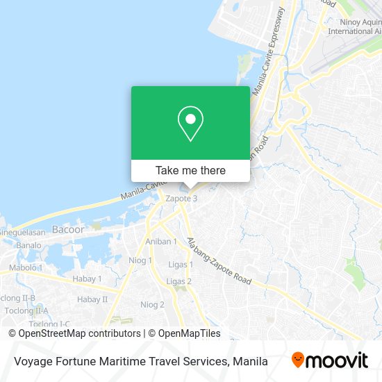 Voyage Fortune Maritime Travel Services map