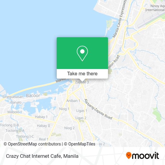 Crazy Chat Internet Cafe map