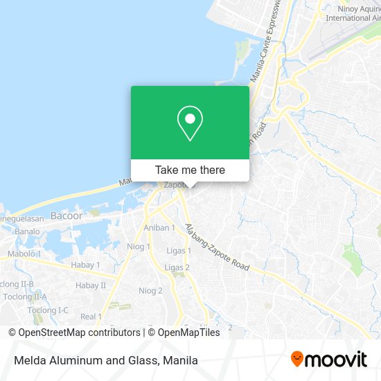 Melda Aluminum and Glass map