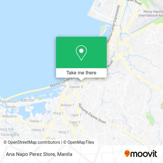 Ana Napo Perez Store map