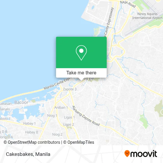 Cakesbakes map