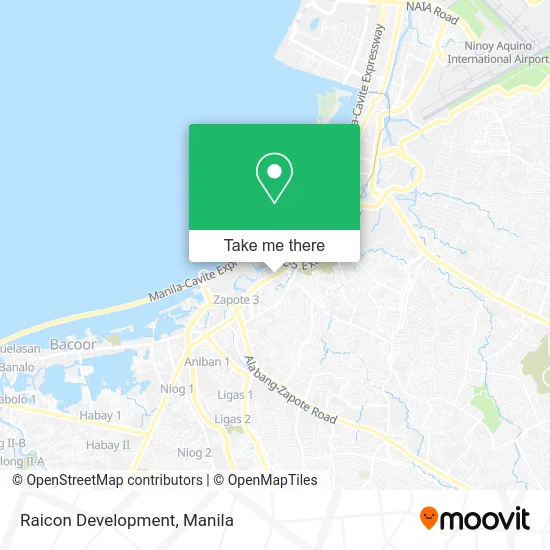 Raicon Development map