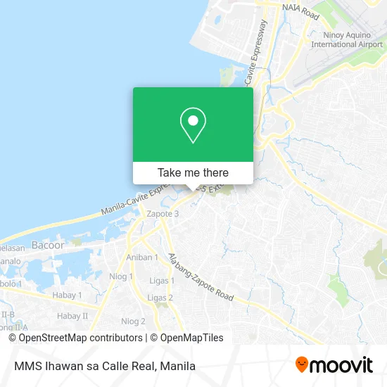 MMS Ihawan sa Calle Real map