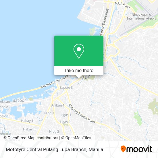 Mototyre Central Pulang Lupa Branch map