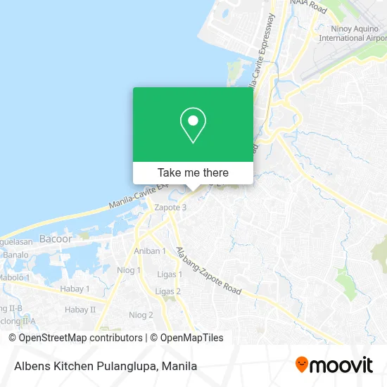 Albens Kitchen Pulanglupa map