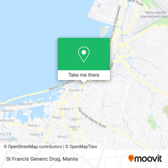 St Francis Generic Drug map