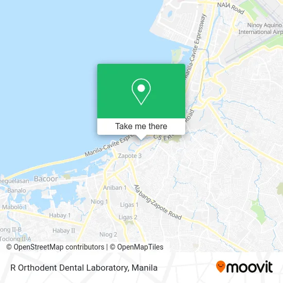 R Orthodent Dental Laboratory map