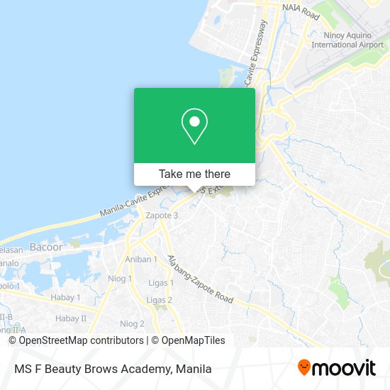 MS F Beauty Brows Academy map